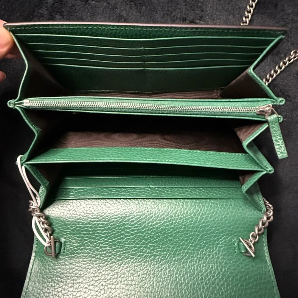 Authentic GUCCI Green Dionysus Mini Chain Bag - Picture 5 of 8